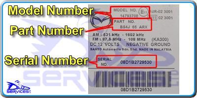 Mazda Multi Function Audio System 